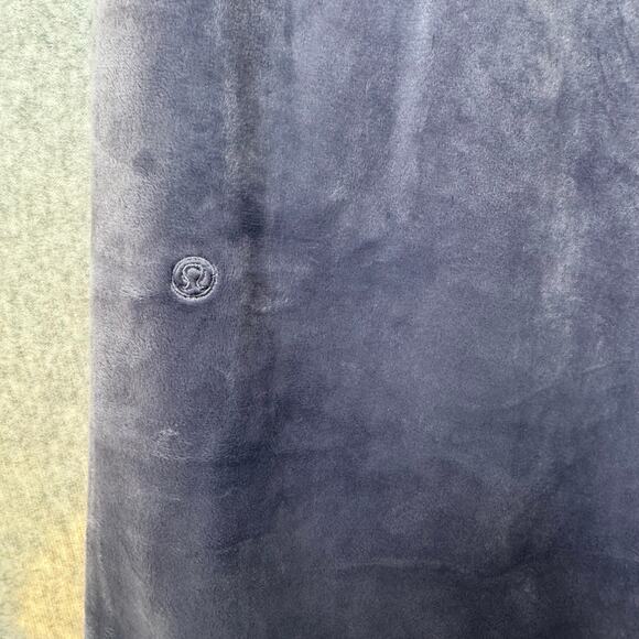 NWT Lululemon Scuba Wide Leg Pants Mid-Rise Velvet Nightfall Large Athleisure - Picture 8 of 15